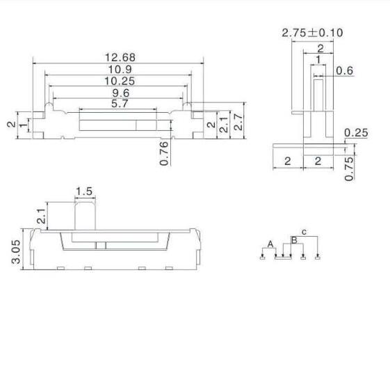 MSK-03S撥動(dòng)開(kāi)關(guān)